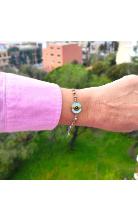 Βραχιόλι με Τιρκουάζ Μάτι