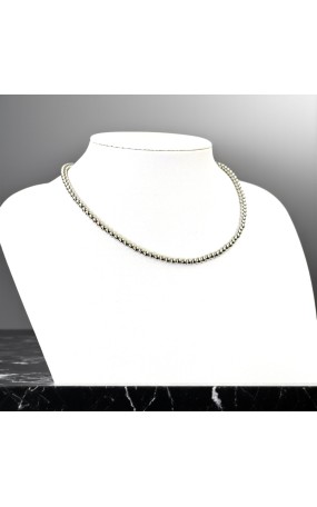 Κολιέ Μικρές Μπίλιες ασημί