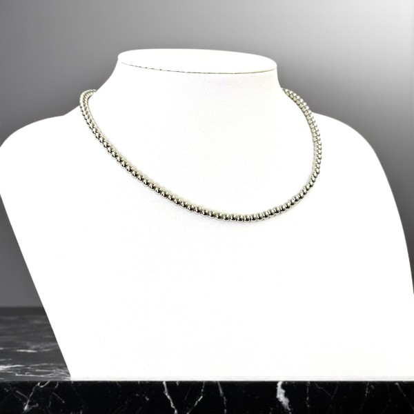 Κολιέ Μικρές Μπίλιες ασημί Κολιέ Μικρές Μπίλιες ασημί