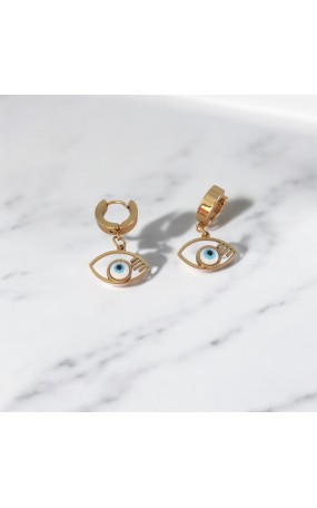 Σκουλαρίκια Μάτι Βλεφαρίδα