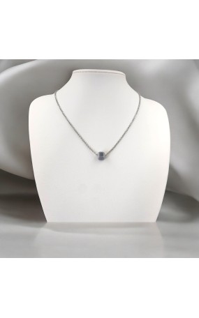 Κολιέ με Γκρί Κύβο