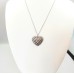 Κολιέ με Ασημί  Καρδιά Καπιτονέ