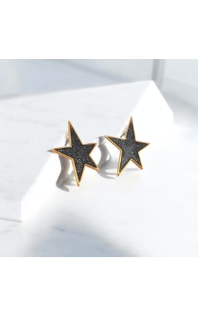 Σκουλαρίκια Λαμπερά Αστέρια Μεγάλα
