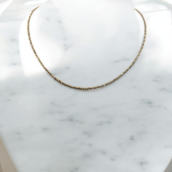 Κολιέ Minimal chic με Αιματίτη Κολιέ Minimal chic με Αιματίτη